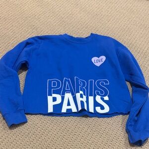 Prince Peter Blue Love Paris Kids Sweatshirt